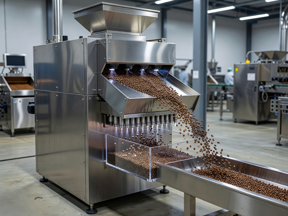 SpectraSort X1 Optical Bean Sorter machine in operation